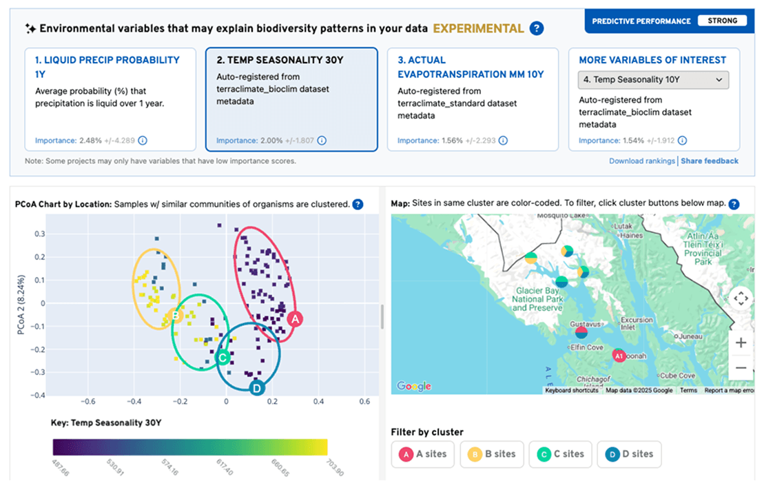eDNA Explorer - Geospatial View